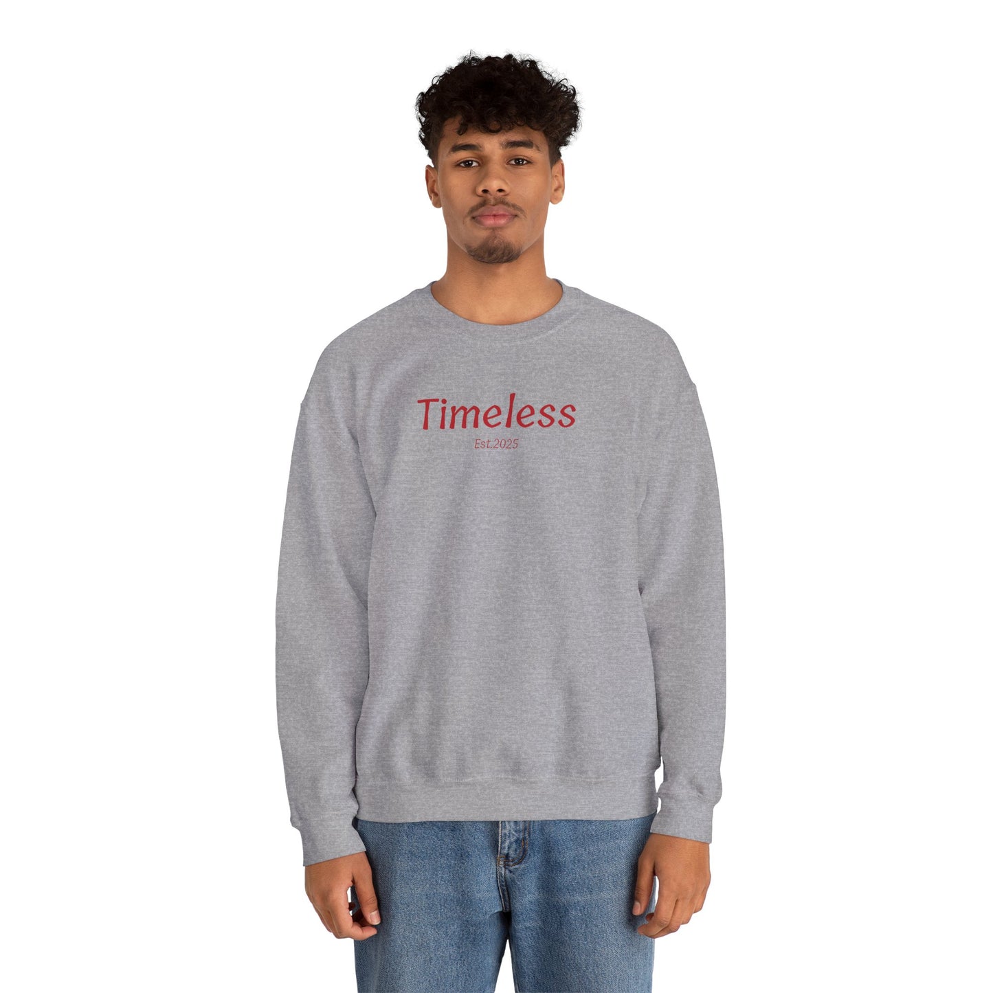 Blood Red Sweatshirt - Timeless Basics Crewneck